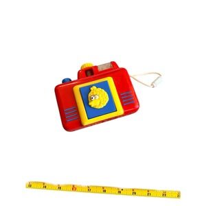 Vintage 1980s 90s Illco Sesame Street Toy Camera‎ Featuring Pop Out Big Bird